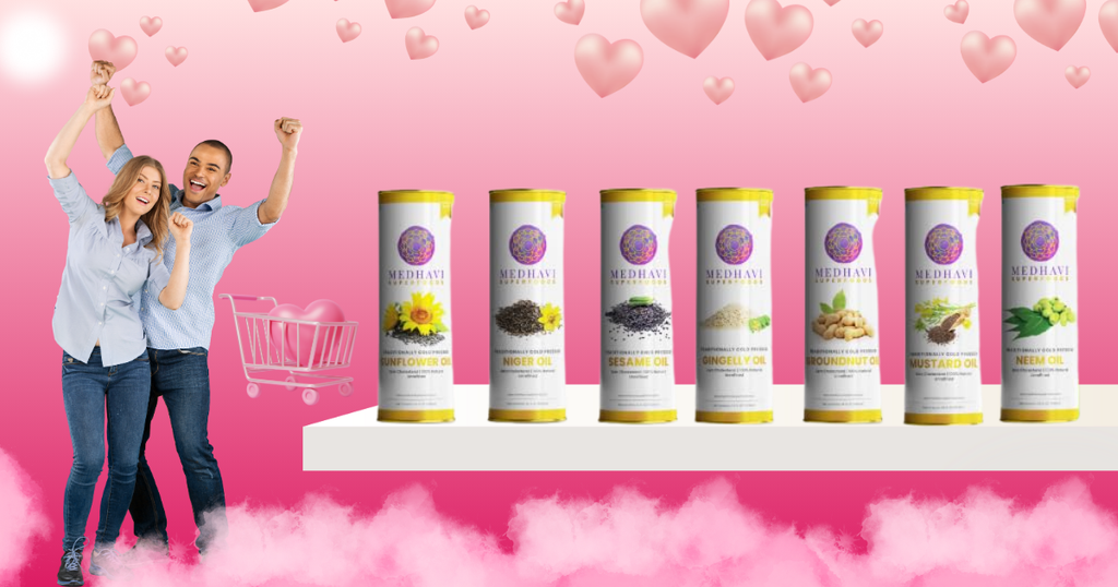 The Perfect Valentine’s Day Gift: Health and Wellness with Medhavi Superfoods Wood Cold-Pressed Oils