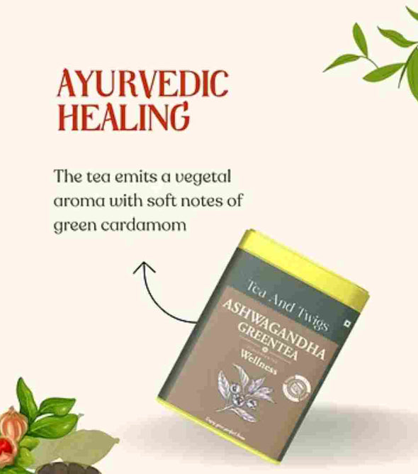 Ashwagandha Green Tea- 15 Tea Bags