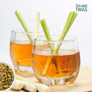 relaxing chamomile tea blend in a vibrant box, perfect for calming moments