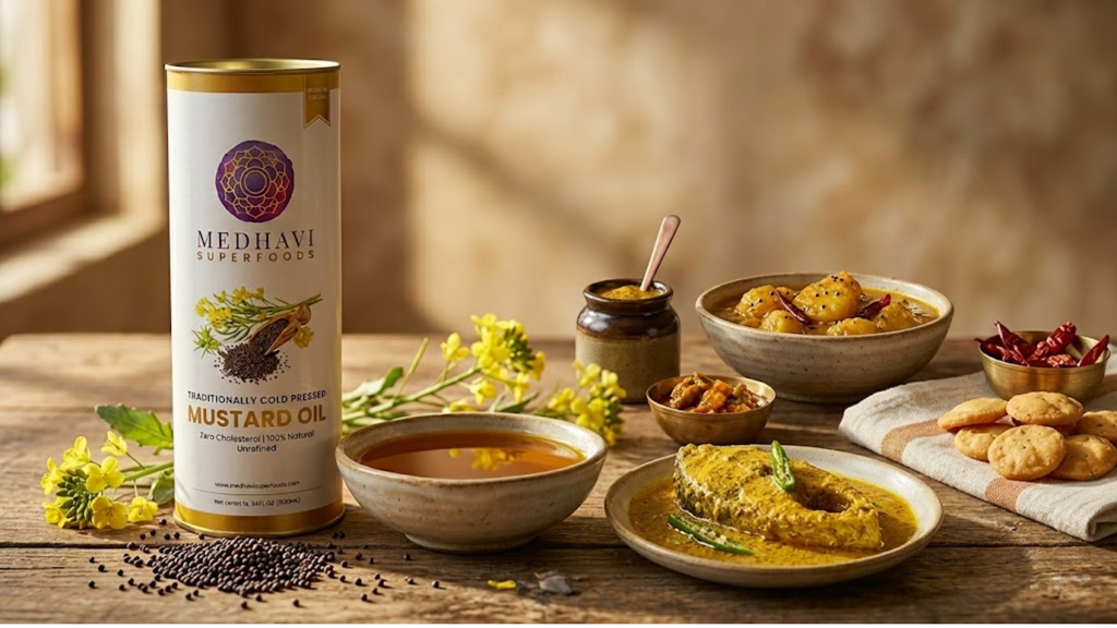 Wood Cold Pressed Mustard Oil: Benefits, Uses & How to Choose the Best in India