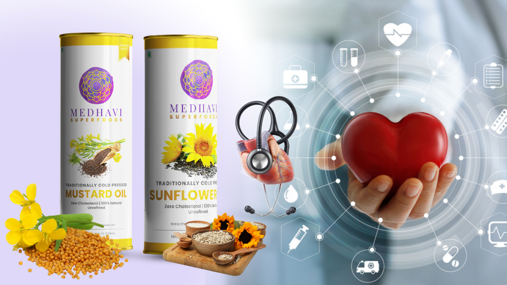 How Medhavi Superfoods Wood Cold Pressed Oils Support Heart Health