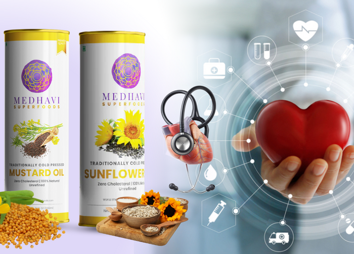 How Medhavi Superfoods Wood Cold Pressed Oils Support Heart Health