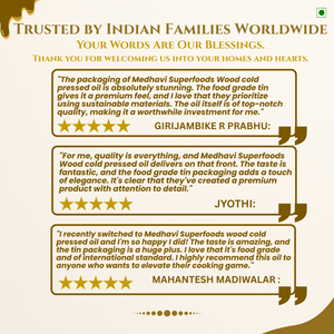 Buy Medhavi SuperFoods Wood Cold Pressed Mustard Oil - 100% Pure & Chemical-Free | Natural Flavor for Cooking & Wellness