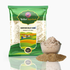 Buy Medhavi Superfoods Barnyard Millet Flour (500gm) - 100% Pure, Gluten-Free & High-Protein | Benefits for Health, Weight Loss, Digestion & Baking