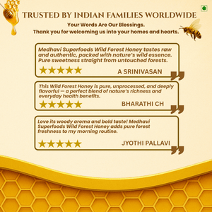 Medhavi SuperFoods Jungle Harvest Honey: Unleash Nature's Sweet Symphony