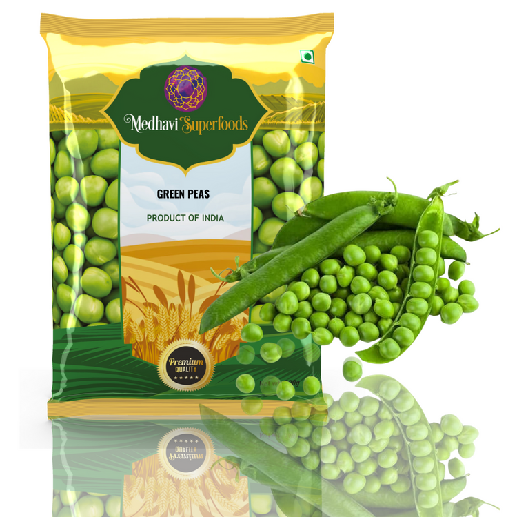 Buy Medhavi SuperFoods Premium Green Peas (1kg) - Fresh, Organic & Nutritious | High-Quality, Chemical-Free, Perfect for Cooking