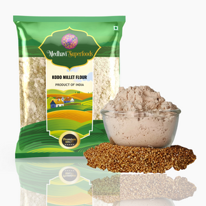 Buy Medhavi SuperFoods Premium Kodo Millet Flour (500gm) - 100% Organic, High Protein, Gluten-Free, Superfood for Health, Baking, & Weight Loss Benefits