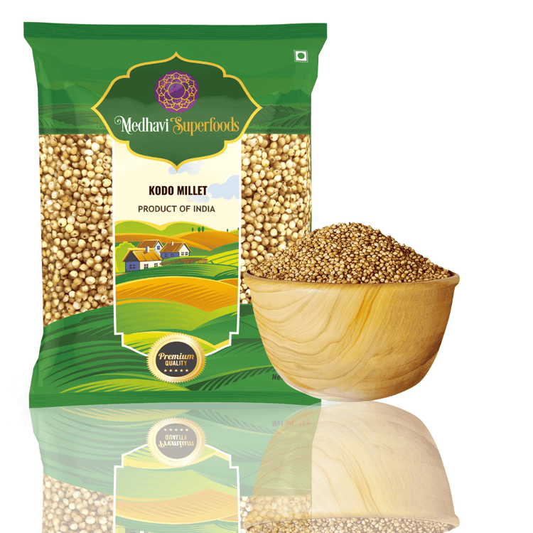 Buy Medhavi SuperFoods Kodo Millet – Premium Organic & Gluten-Free | Perfect for Weight Loss & Balanced Nutrition