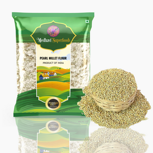 Buy Medhavi SuperFoods Premium Pearl Millet Flour (1kg) – 100% Organic & Gluten-Free | Superfood for Health, Weight Loss & Energy