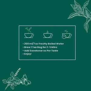 Tulsi Ginger Green Tea ( 15 Tea Bags)