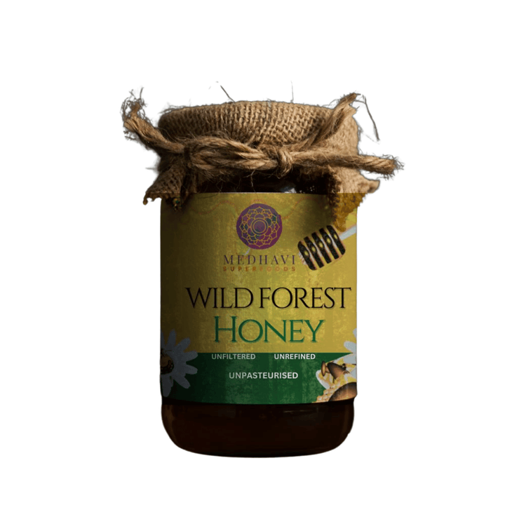 Medhavi SuperFoods Jungle Harvest Honey: Unleash Nature's Sweet Symphony
