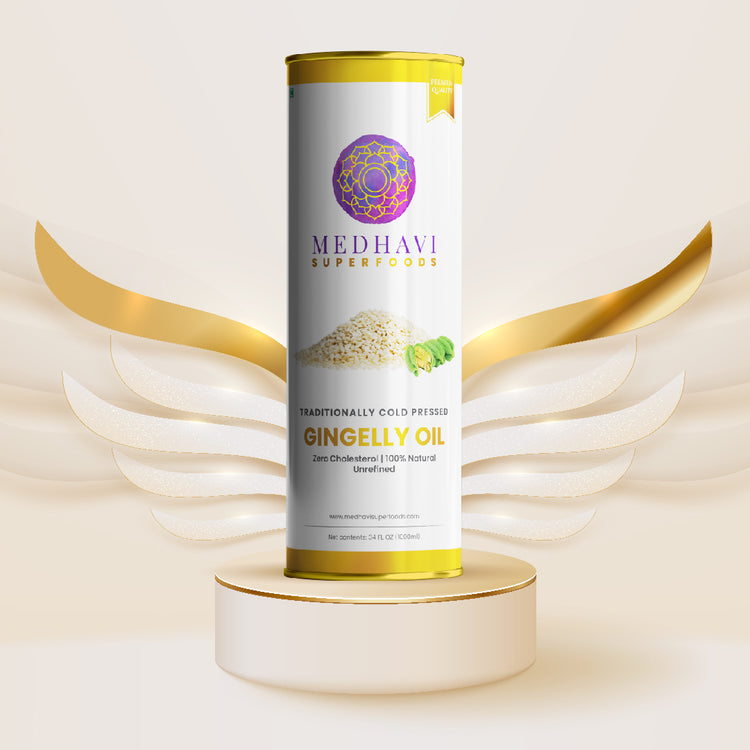 Wood Cold Pressed Gingelly Oil - 100% Pure & Chemical-Free | A Heritage Elixir for Cooking & Care