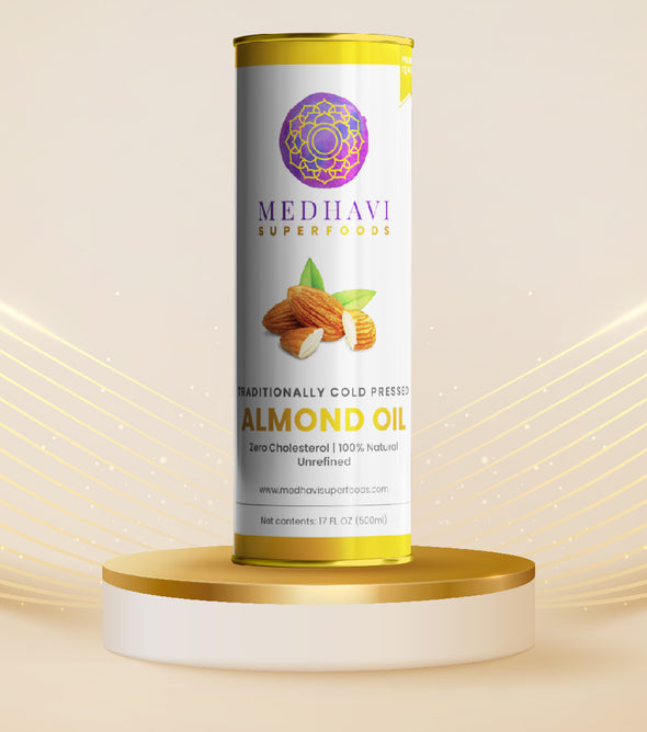 Wood Cold Pressed Almond Oil (500 ml)