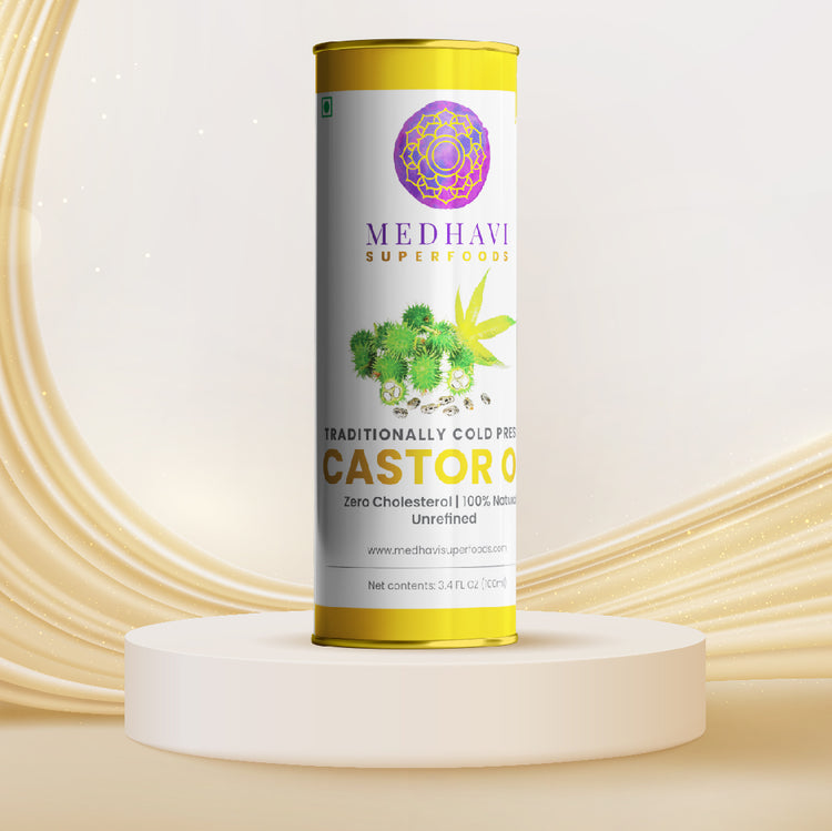 100ml Pure Organic Cold Pressed Castor Oil