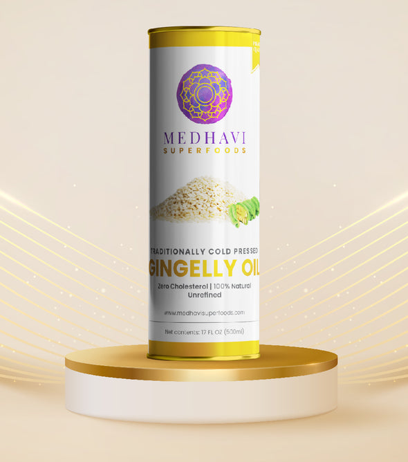 Wood Cold Pressed Gingelly Oil (500 ml)