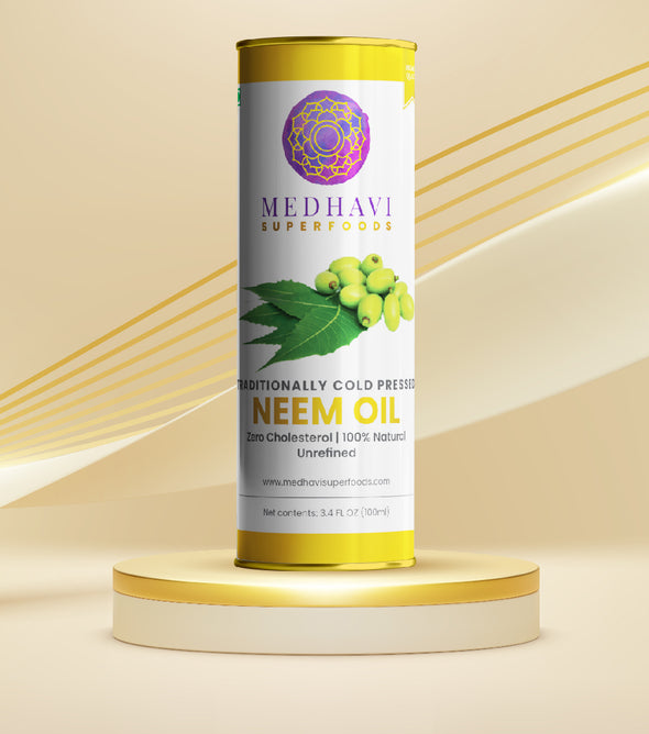 Wood Cold Pressed Neem Oil (100 ml)