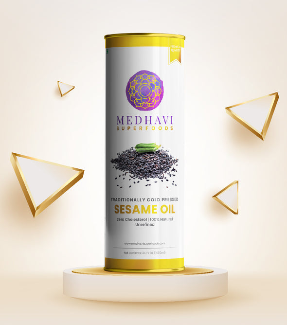 Wood Cold Pressed Black Sesame Oil (1 litre)