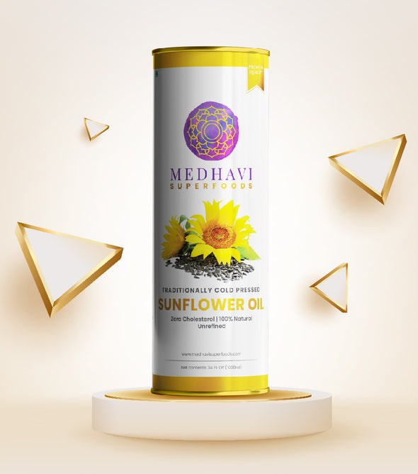 Wood Cold Pressed Sunflower Oil (1 ltr)