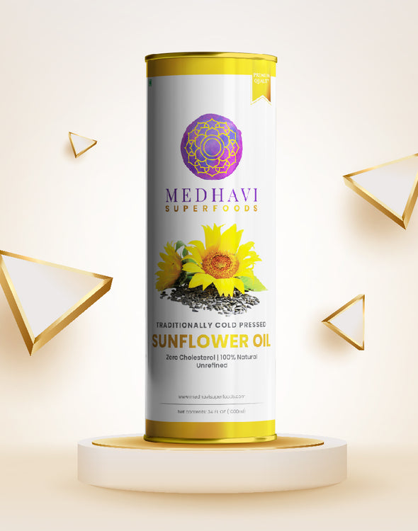 Wood Cold Pressed Sunflower Oil 1Litre